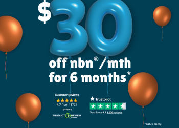 SpinTel: $30 off NBN fibre plans per month for 6 months
