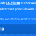 Samsung 10% off coupon