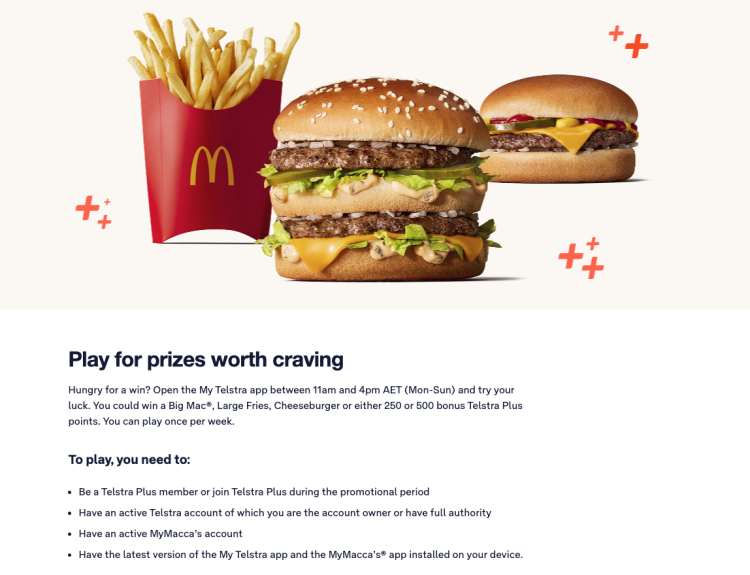 Telstra Free Maccas