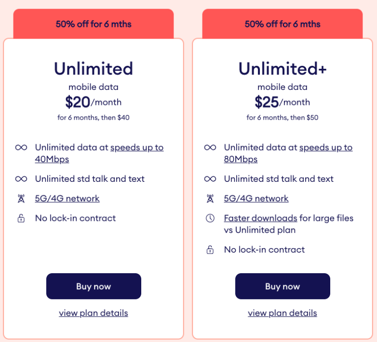 Felix Unlimited+ Plan $25